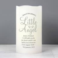 Personalised Little Angel LED Candle Extra Image 3 Preview